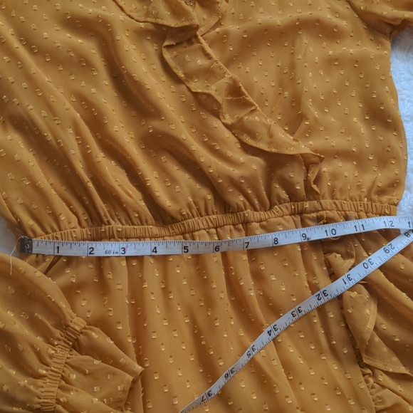 H & M sheer polka dot midi dress - Picture 7 of 8